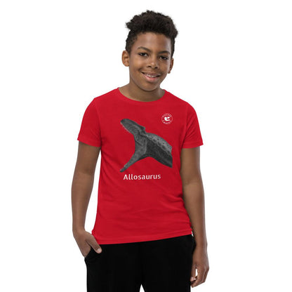 Allosaurus Youth Short Sleeve T-Shirt - Fossil Crates Shirts & Tops