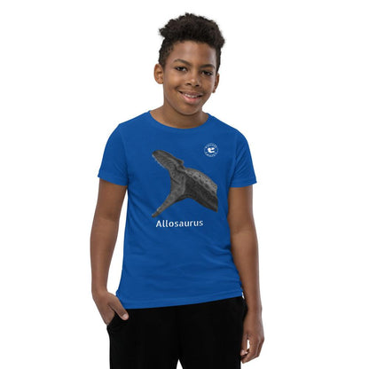 Allosaurus Youth Short Sleeve T-Shirt - Fossil Crates Shirts & Tops