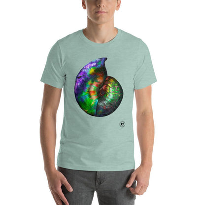 Ammonite Shell Unisex T-Shirt - Fossil Crates Ammonite T-Shirt