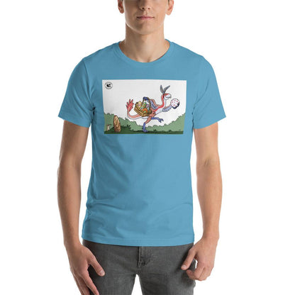 Easter Incisivosaurus Unisex T-Shirt in Ocean Blue