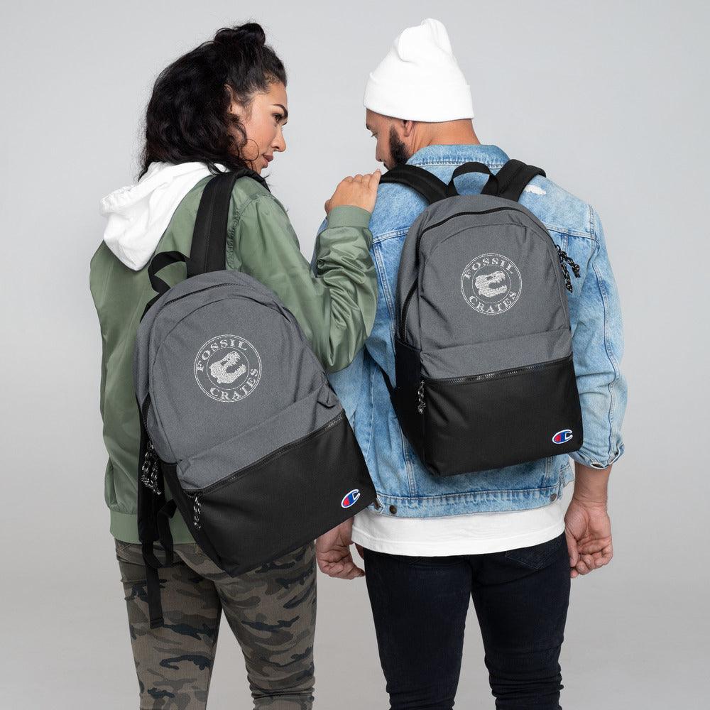 Logo hotsell embroidered backpacks