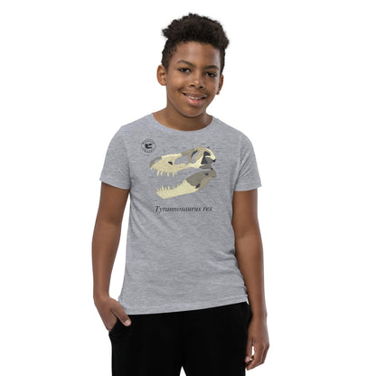 Tyrannosaurus rex Skull Anatomy Youth T-Shirt - Fossil Crates