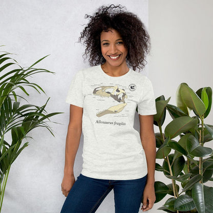 Allosaurus Skull Anatomy T-shirt - Fossil Crates Shirts & Tops